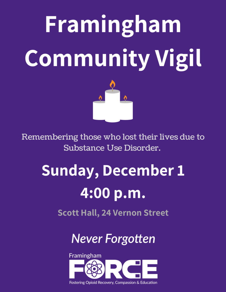 Framingham Community Vigil